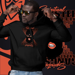 "Spiritual Gang" Unisex Hoodie (Cocoa) | Orange