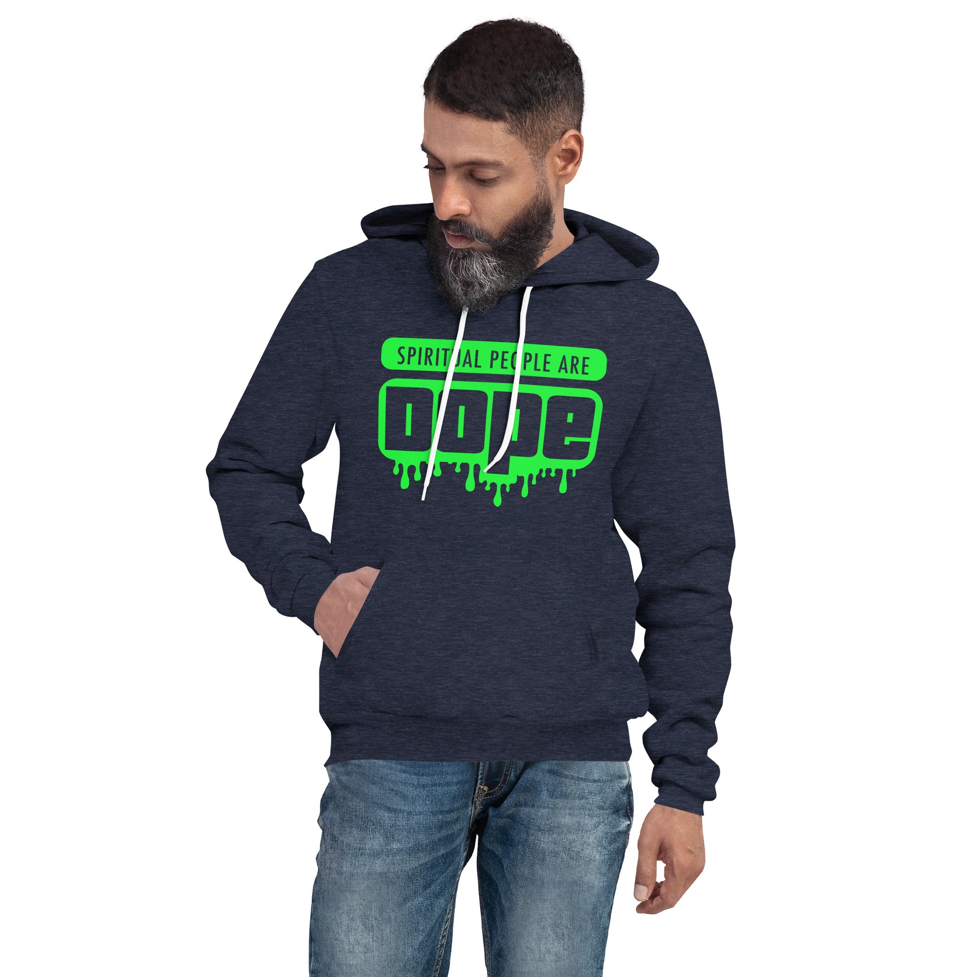 "Spiritual People" Unisex Hoodie (Solid) | Lime