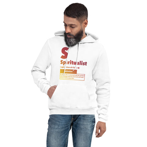 "Spiritualist" Unisex Hoodie (Gradient) | Yellow/Peach