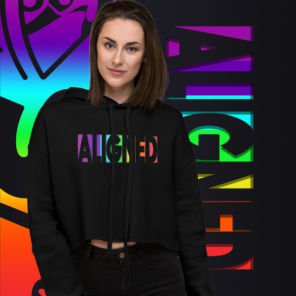 "Aligned" Crop Hoodie | All Chakras