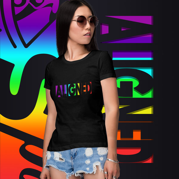 "Aligned" Ladies T-Shirt | All Chakra's