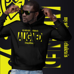 "Aligned" Unisex Hoodie (Brag Version) | Solar Plexus Chakra