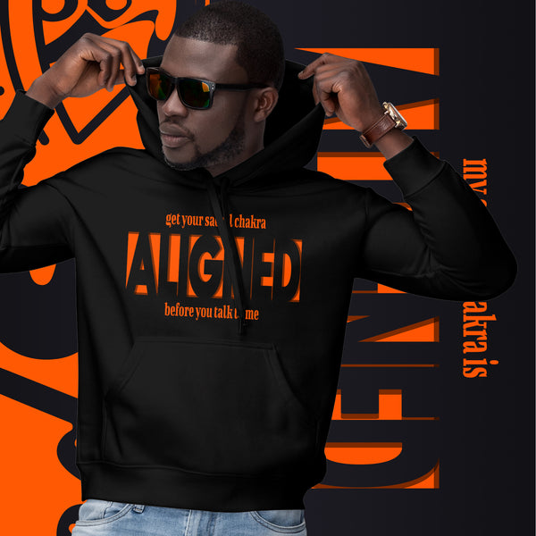 "Aligned" Unisex Hoodie (No Talking Version) | Sacral Chakra