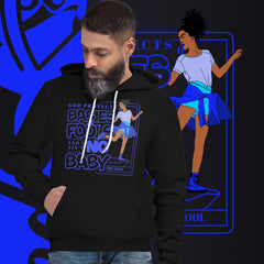 "God Protects Fools" Unisex Hoodie (Woman Version) | Blue