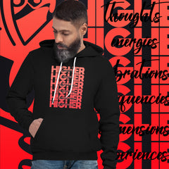 "Higher" Unisex Hoodie (Black) | Red