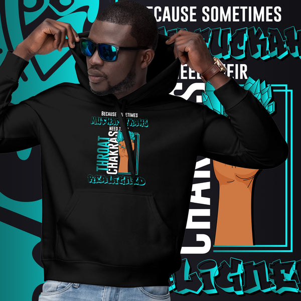 "Re-Aligned" Unisex Hoodie | Turquoise/Cyan