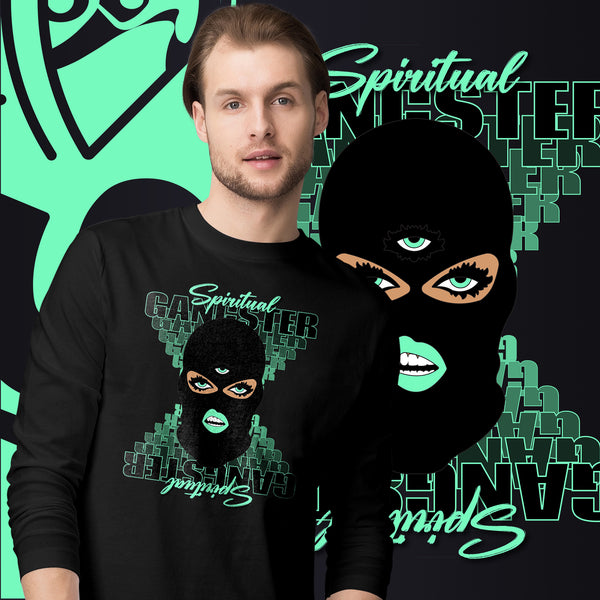 "Spiritual Gang" Unisex Long Sleeve Tee (Beige) | Cyan