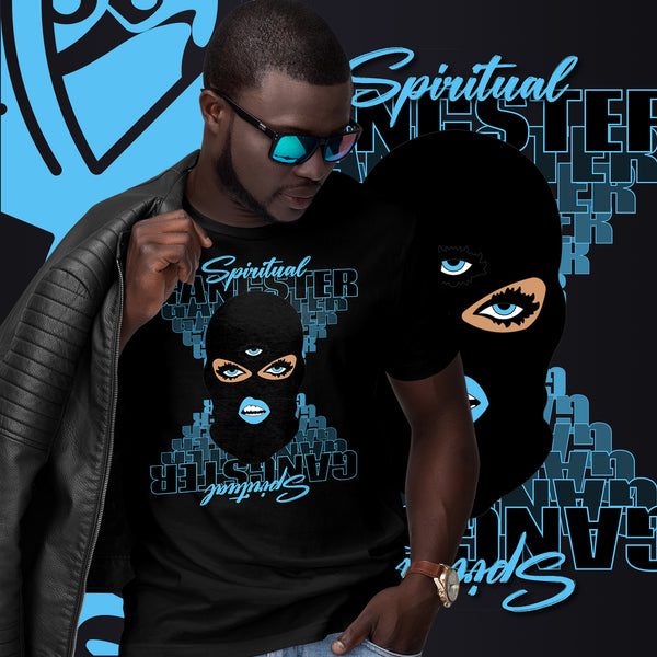 "Spiritual Gang" Unisex T-Shirt (Beige) | Light Blue