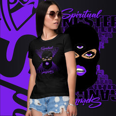 "Spiritual Gang" Ladies T-Shirt (Beige) | Purple