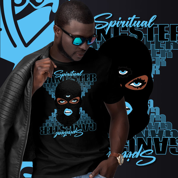 "Spiritual Gang" Unisex T-Shirt (Cocoa) | Light Blue