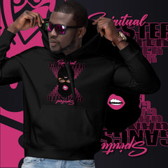 "Spiritual Gang" Unisex Hoodie (Pecan) | Pink