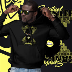 "Spiritual Gang" Unisex Hoodie (Pecan) | Yellow