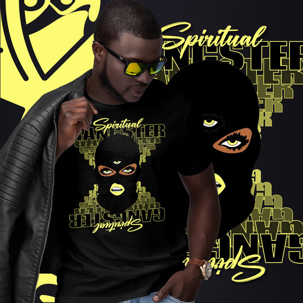 "Spiritual Gang" Unisex T-Shirt (Pecan) | Yellow