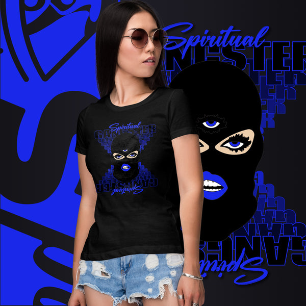 "Spiritual Gang" Ladies T-Shirt (White) | Blue
