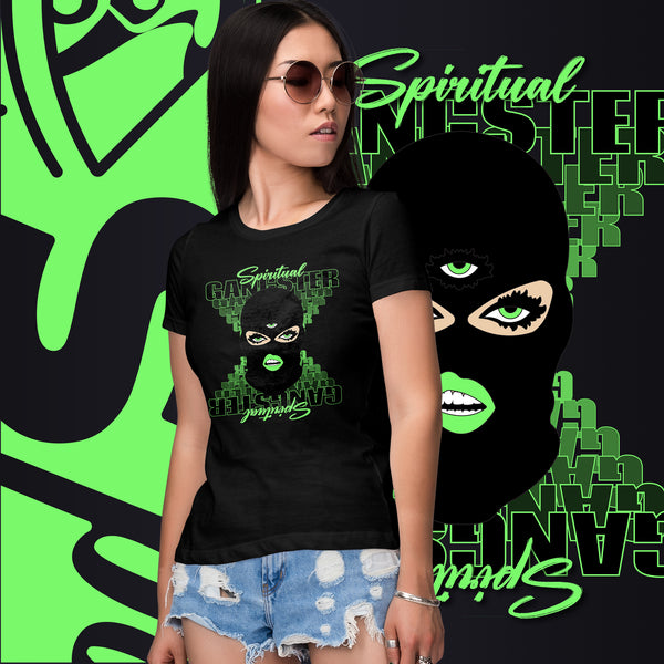 "Spiritual Gang" Ladies T-Shirt (White) | Lime