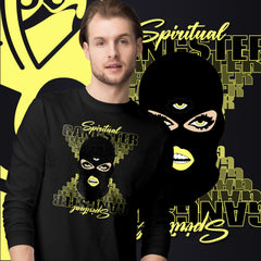 "Spiritual Gang" Unisex Long Sleeve Tee (White) | Yellow