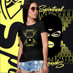 "Spiritual Gang" Ladies T-Shirt (White) | Yellow