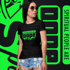 "Spiritual People" Ladies T-Shirt (Solid) | Lime