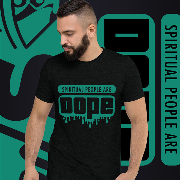 "Spiritual People" Unisex T-Shirt (Solid) | Turquoise