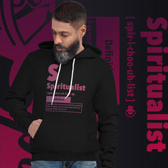 "Spiritualist" Unisex Hoodie (Gradient) | Berry