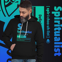 "Spiritualist" Unisex Hoodie (Gradient) | Cyan/Blue