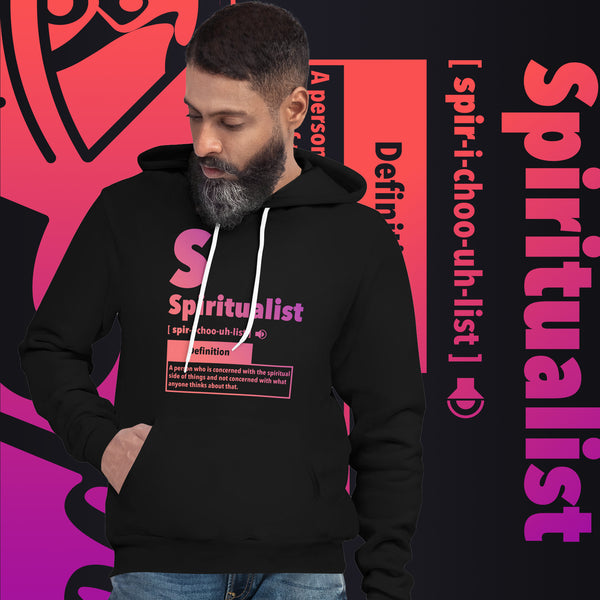 "Spiritualist" Unisex Hoodie (Gradient) | Pink/Purple