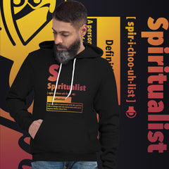 "Spiritualist" Unisex Hoodie (Gradient) | Yellow/Peach