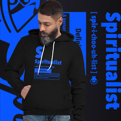 "Spiritualist" Unisex Hoodie (Solid) | Aqua Blue