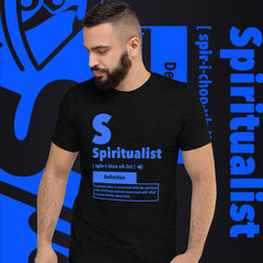 "Spiritualist" Unisex T-Shirt (Solid) | Aqua Blue