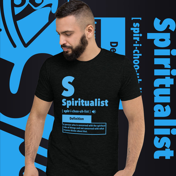 "Spiritualist" Unisex T-Shirt (Solid) | Baby Blue