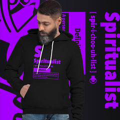 "Spiritualist" Unisex Hoodie (Solid) | Galaxy Purple