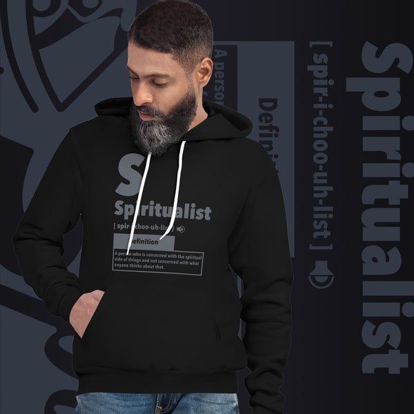 "Spiritualist" Unisex Hoodie (Solid) | Gray