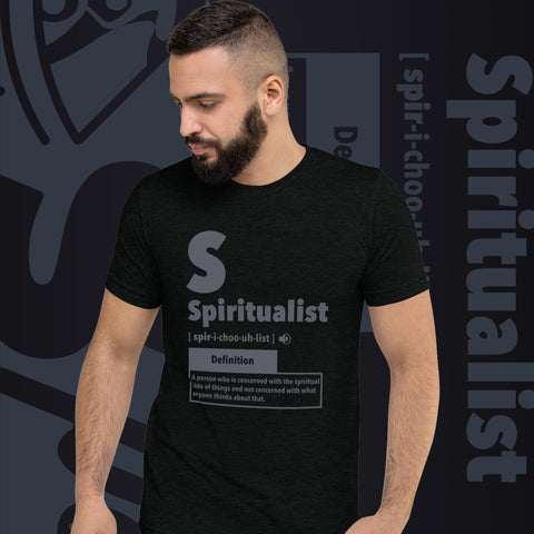 "Spiritualist" Unisex T-Shirt (Solid) | Gray