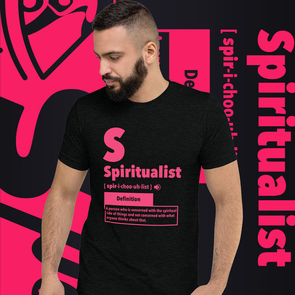 "Spiritualist" Unisex T-Shirt (Solid) | Hot Pink