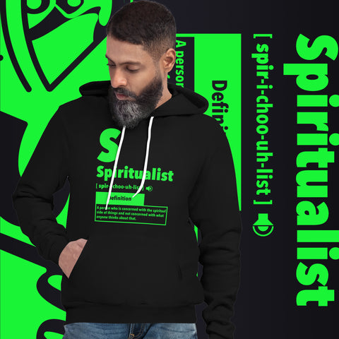 "Spiritualist" Unisex Hoodie (Solid) | Lime