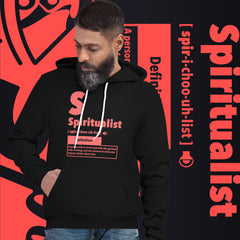 "Spiritualist" Unisex Hoodie (Solid) | Salmon