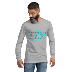 "Aligned" Unisex Long Sleeve Tee (Brag Version) | Throat Chakra