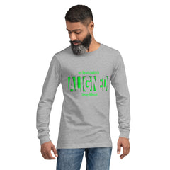 "Aligned" Unisex Long Sleeve Tee (Brag Version) | Heart Chakra