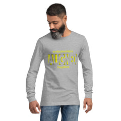 "Aligned" Unisex Long Sleeve Tee (Brag Version) | Solar Plexus Chakra