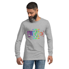 "Aligned" Unisex Long Sleeve Tee (Brag Version) | All Chakra's