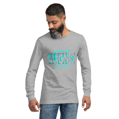 "Aligned" Unisex Long Sleeve Tee (No Talking Version) | Throat Chakra