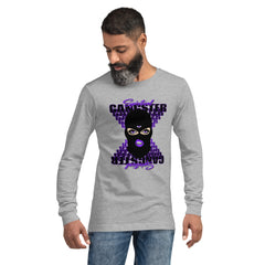 "Spiritual Gang" Unisex Long Sleeve Tee (White) | Purple