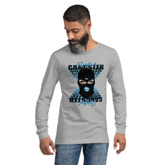 "Spiritual Gang" Unisex Long Sleeve Tee (White) | Light Blue