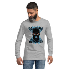 "Spiritual Gang" Unisex Long Sleeve Tee (Cocoa) | Light Blue