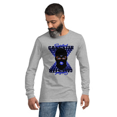 "Spiritual Gang" Unisex Long Sleeve Tee (Cocoa) | Blue