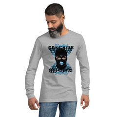 "Spiritual Gang" Unisex Long Sleeve Tee (Beige) | Light Blue