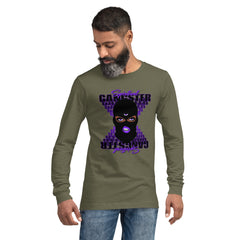 "Spiritual Gang" Unisex Long Sleeve Tee (Cocoa) | Purple