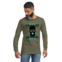 "Spiritual Gang" Unisex Long Sleeve Tee (Beige) | Cyan