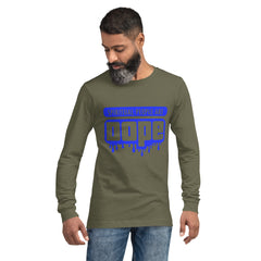 "Spiritual People" Unisex Long Sleeve Tee (Solid) | Dark Blue