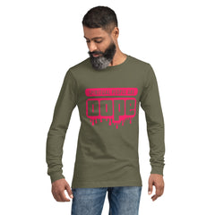 "Spiritual People" Unisex Long Sleeve Tee (Solid) | Pink